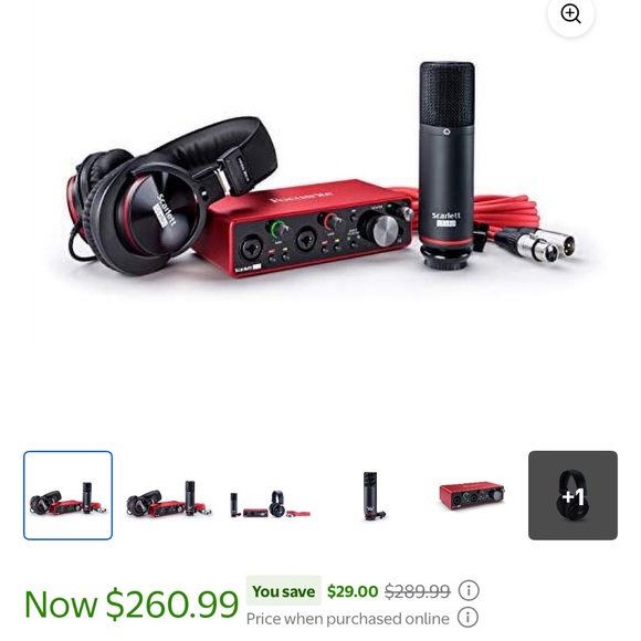 Focusrite Scarlett 2i2 Studio 3rd Gen 2x2 USB Audio Interface - Picture 1 of 4